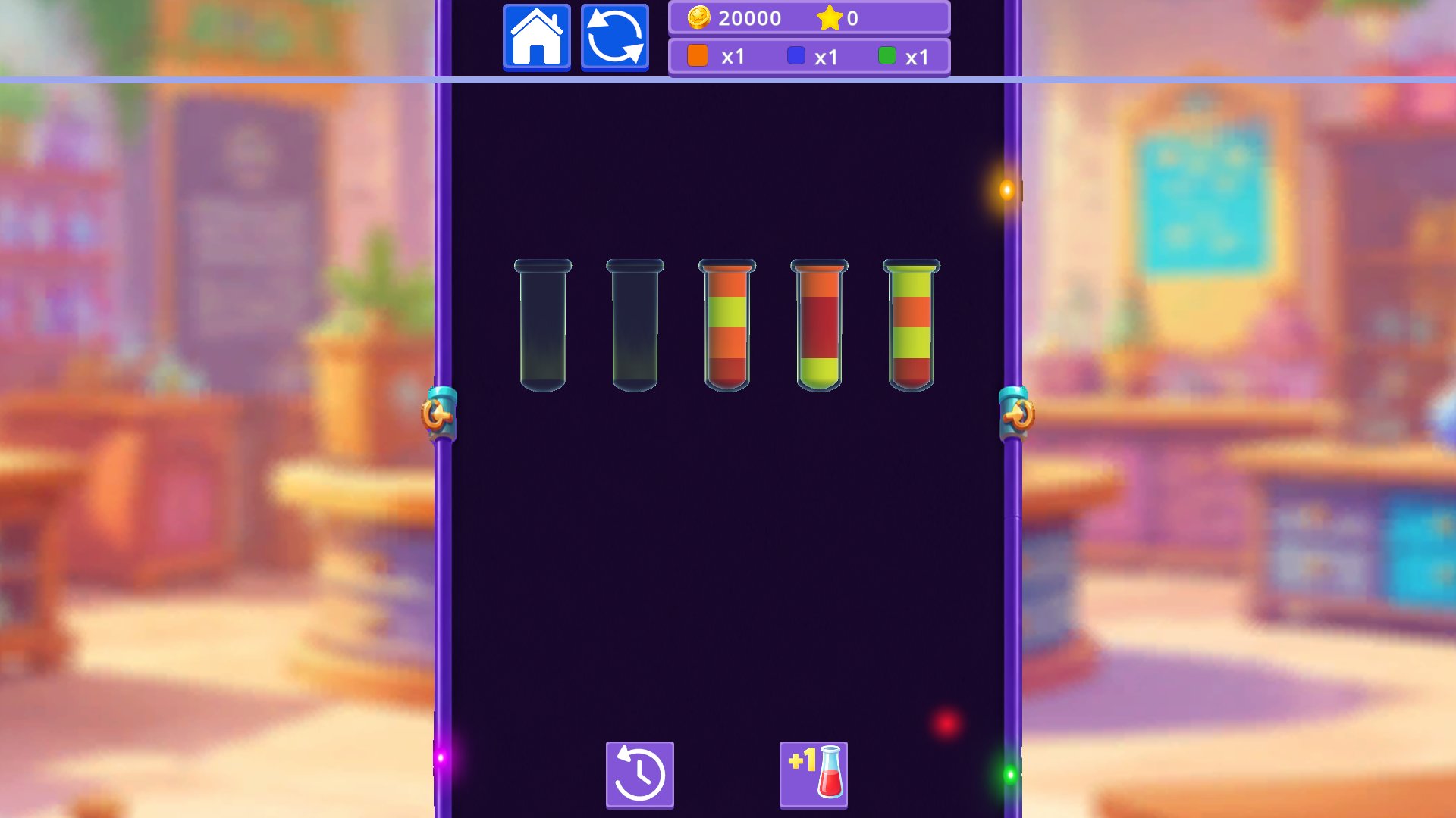 Color Sorting: Rooms — screenshot 1