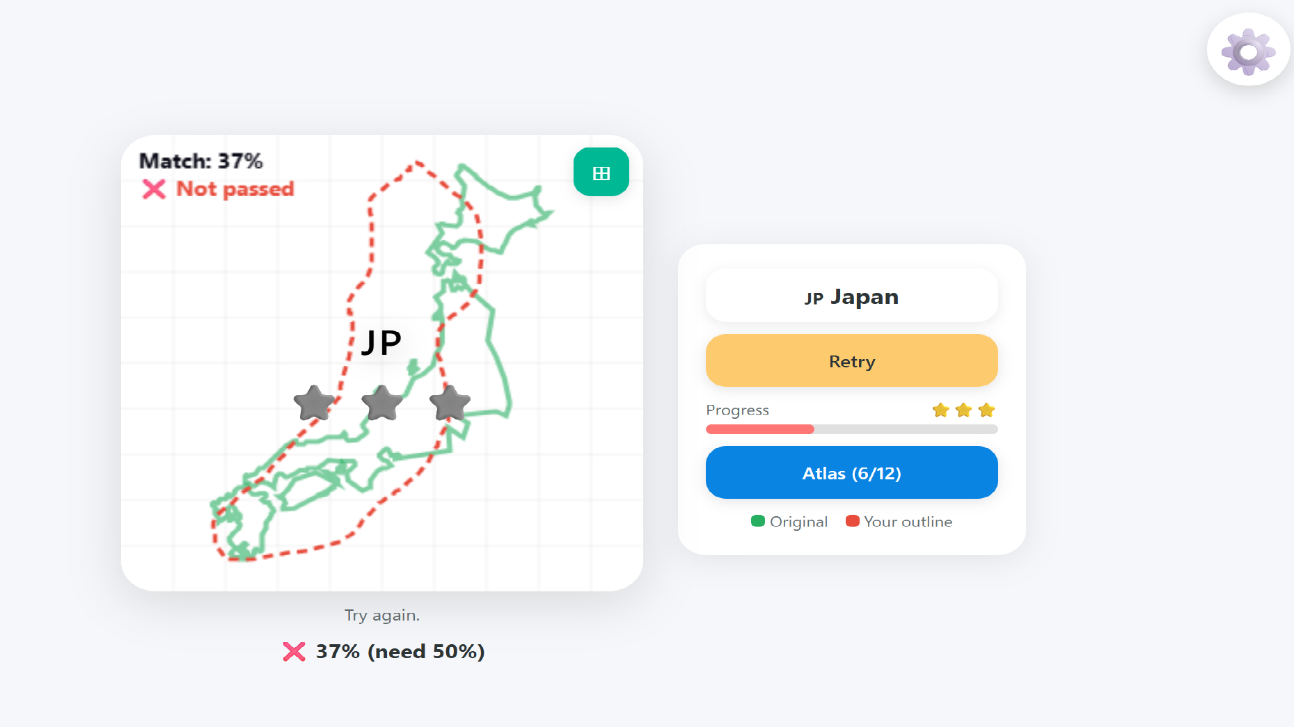 Draw the Country from Memory — screenshot 1