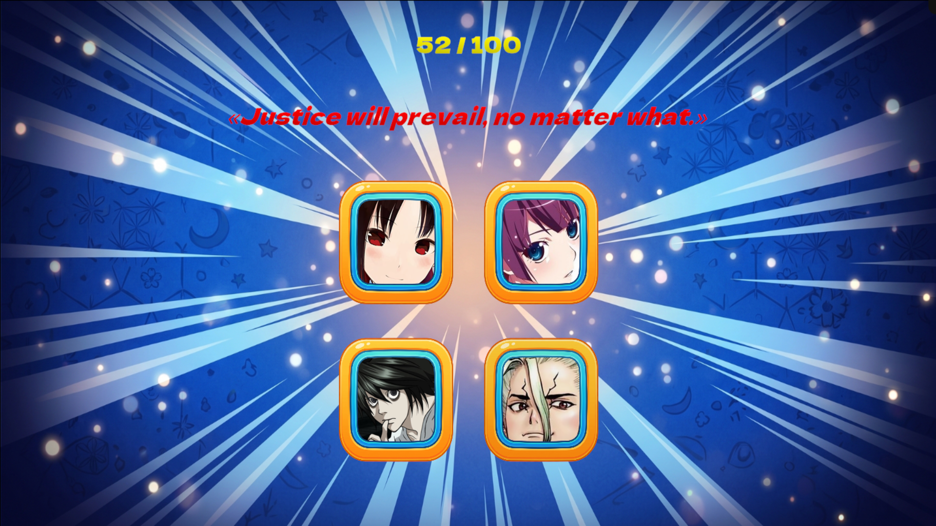 Whose phrase is this? Guess the anime character! — screenshot 3