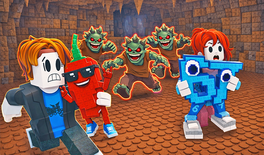 Break a Lucky Block and Save Brainrot in Cave