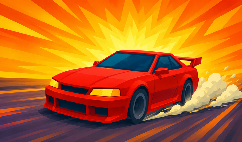 Crazy drift on high difficulty game cover