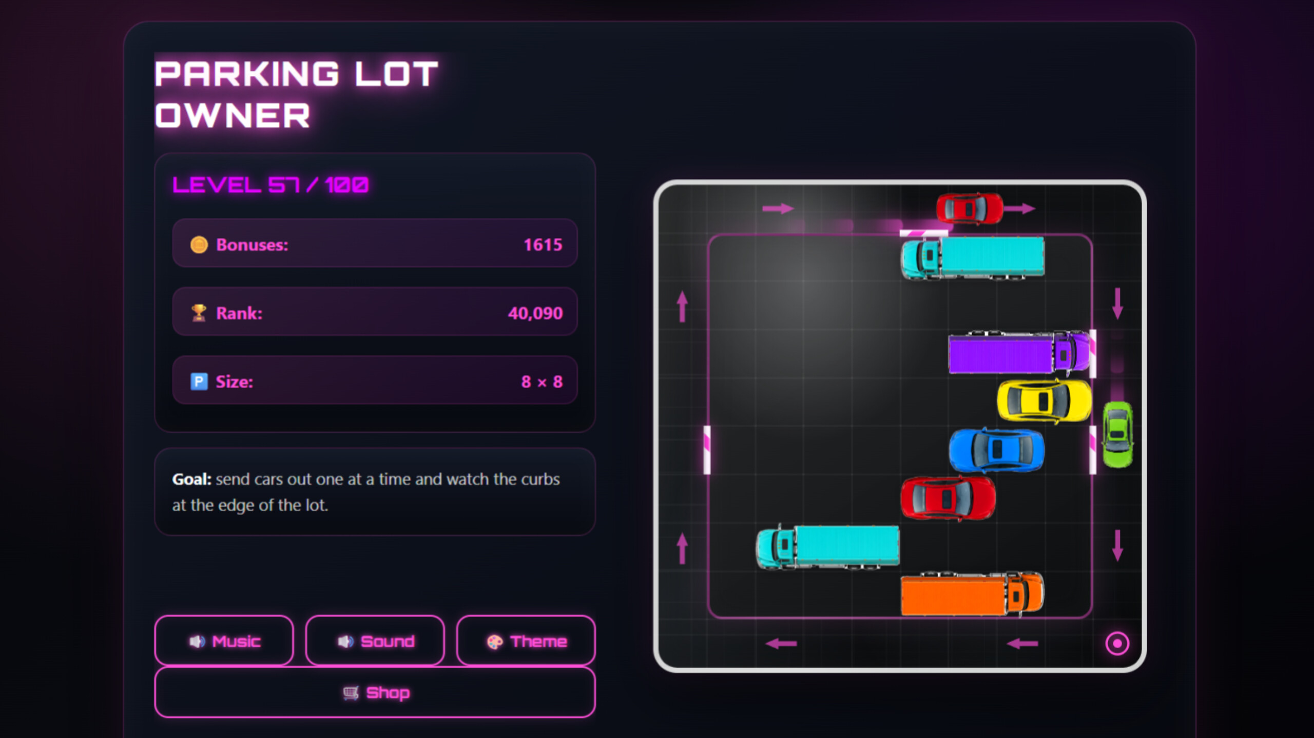 Parking lot owner — screenshot 1