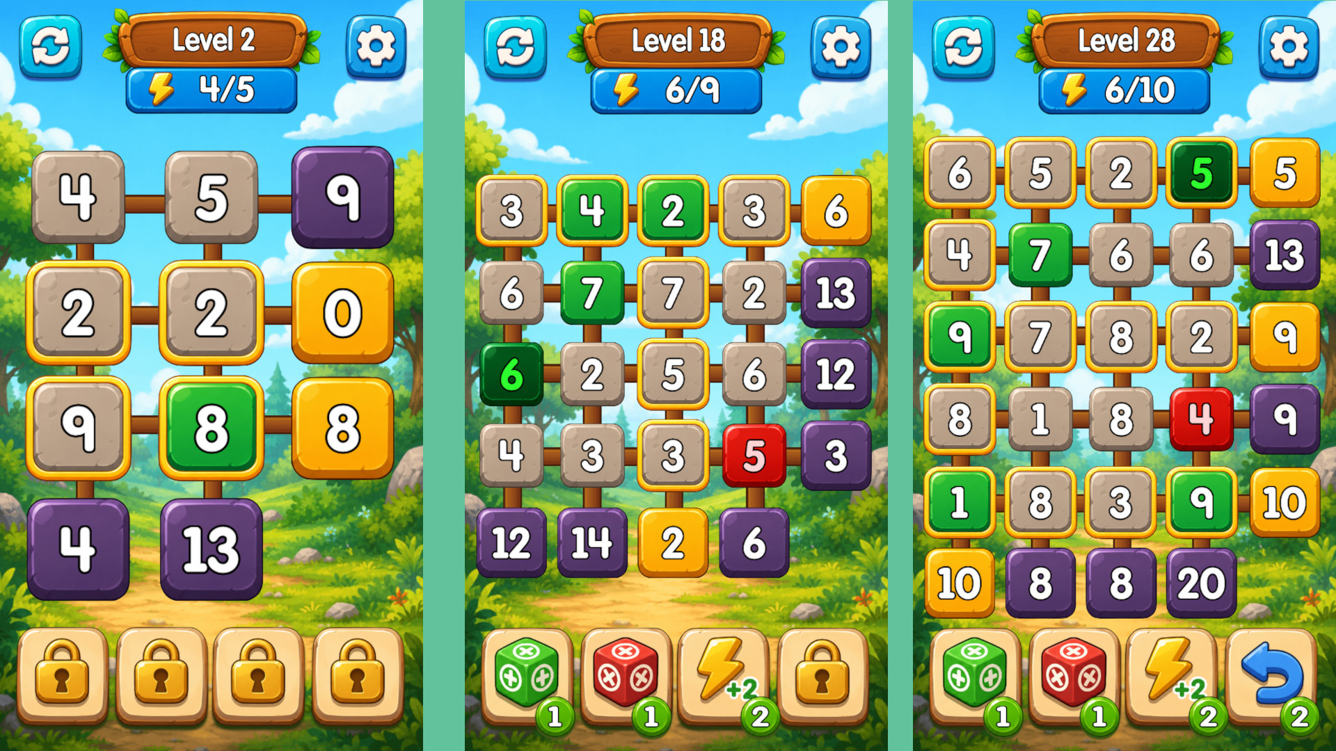 Build the Sum: Number Crossword — screenshot 1