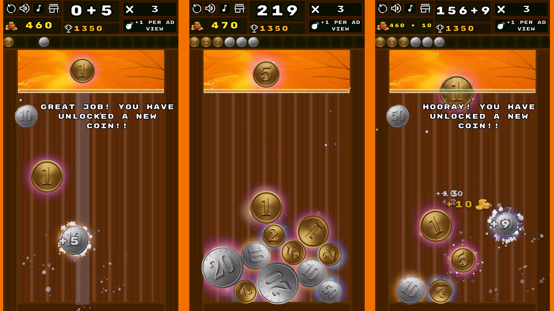 Connect the coins! From Bronze to Platinum! — screenshot 2