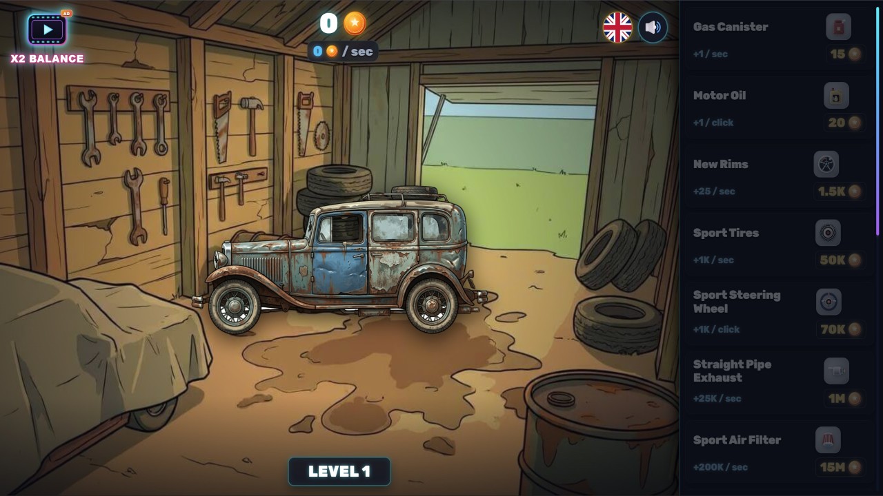 Clicker: Upgrade Car screenshot 4
