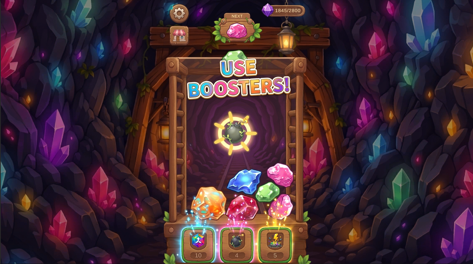 Mine treasures: Merge — screenshot 2