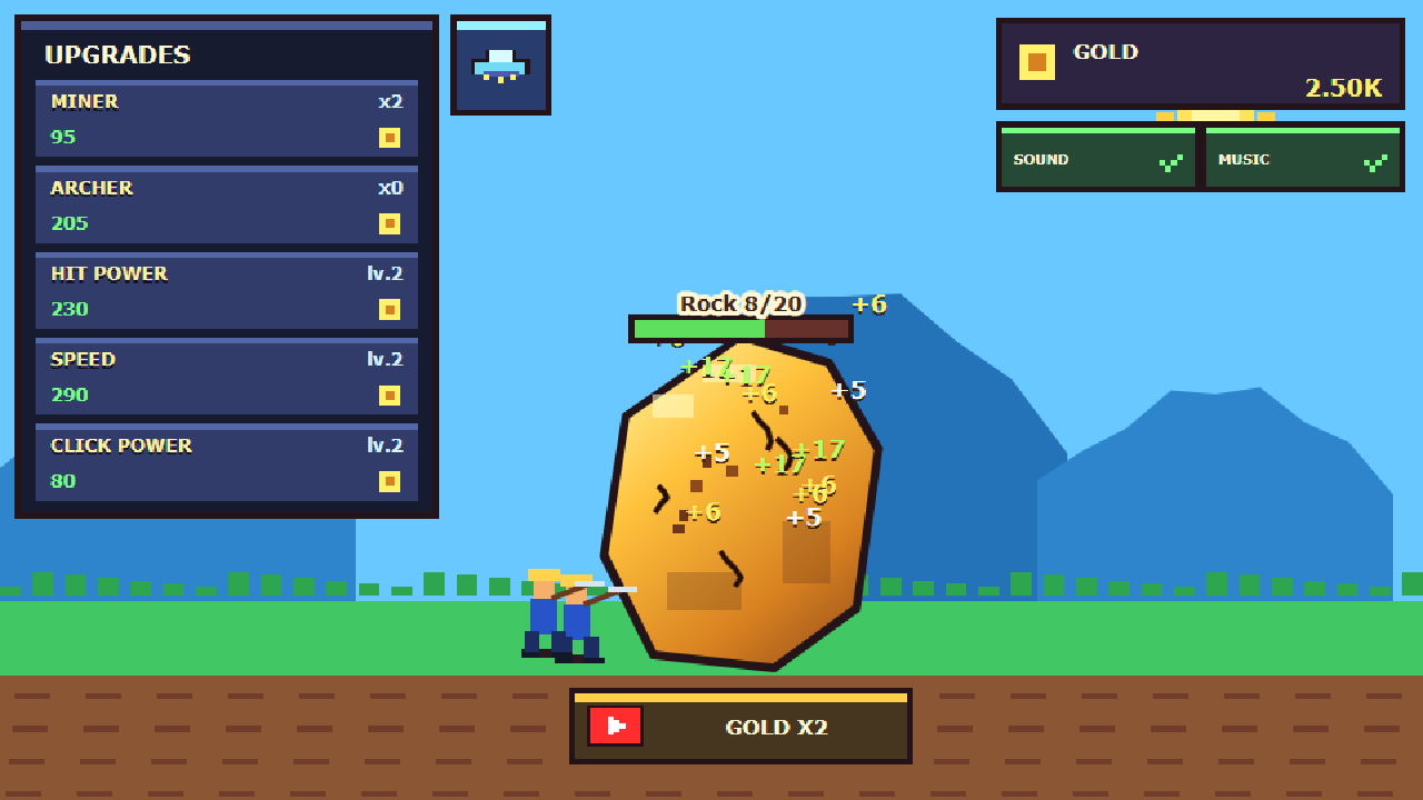 Gold Rock - Clicker — screenshot 2