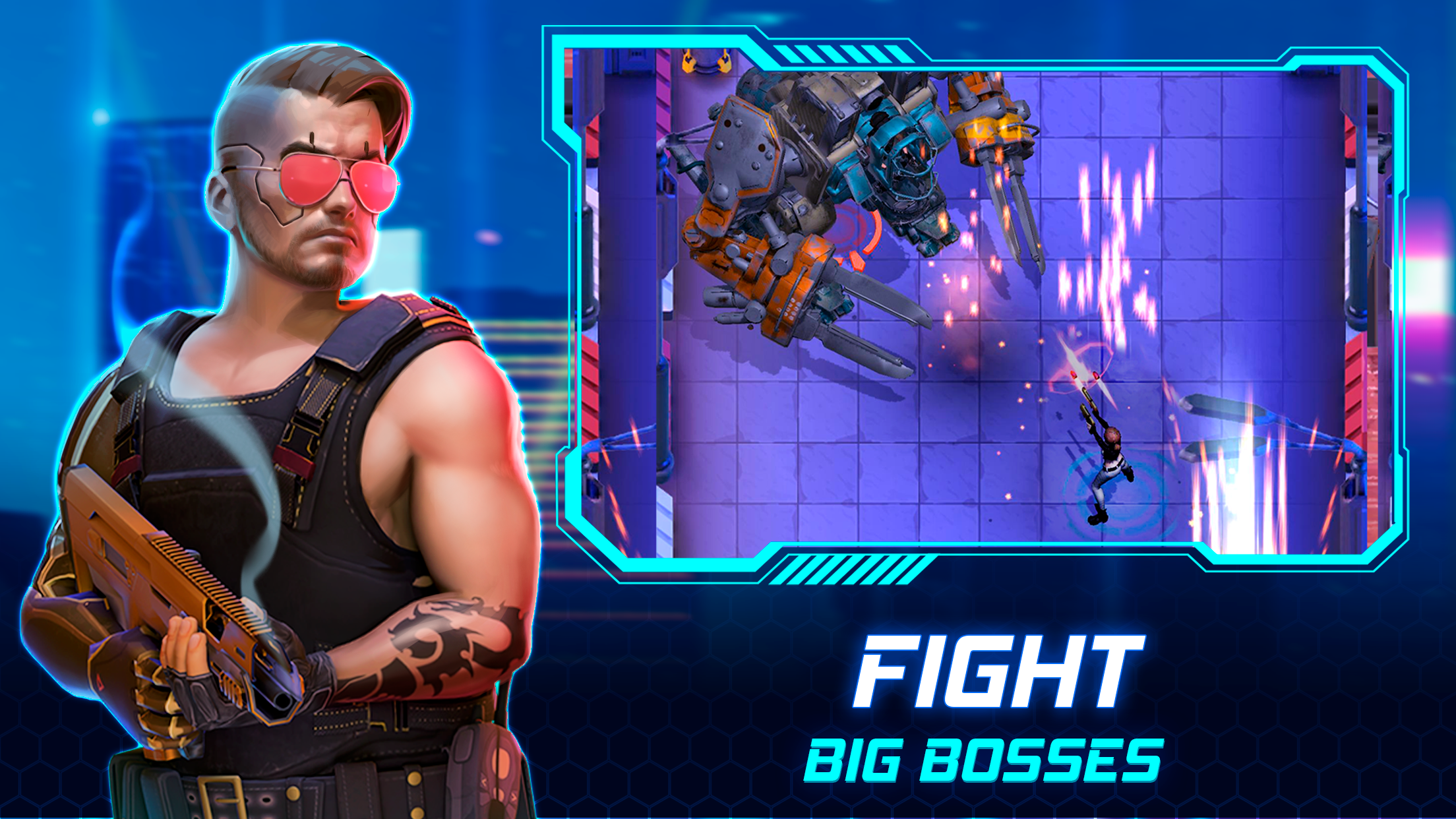 Cyberpunk Hero screenshot