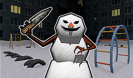 Santa with a shotgun