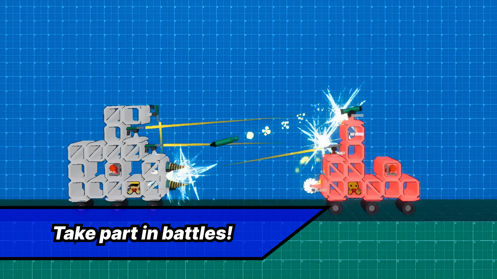 GridBots: Craft Bots Online — screenshot 2
