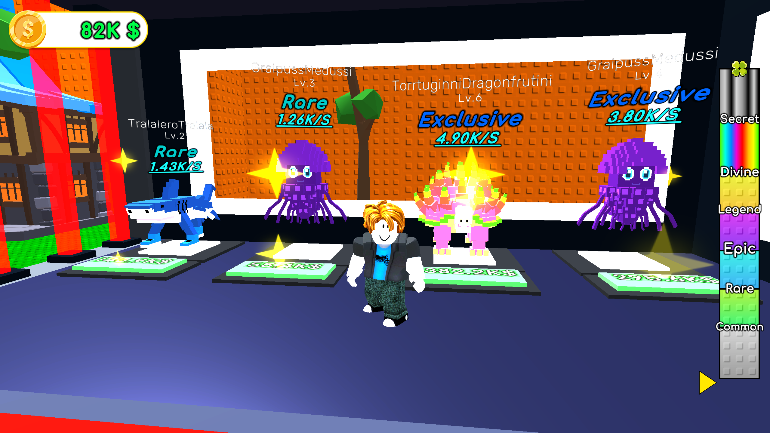 Slide and Get Brainrot Obby +1 Tycoon 3D screenshot