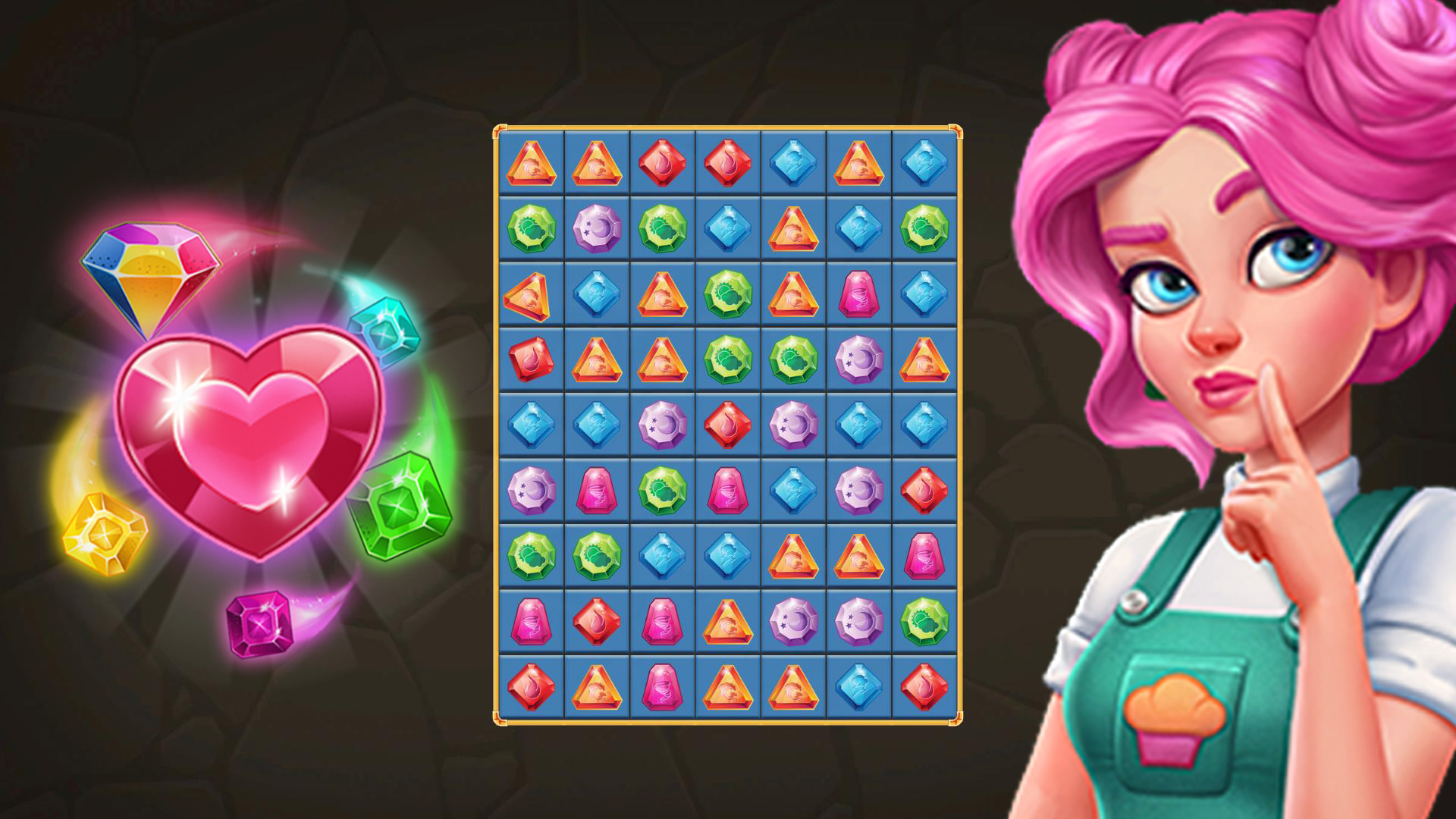 Match-3 - Colorful World screenshot