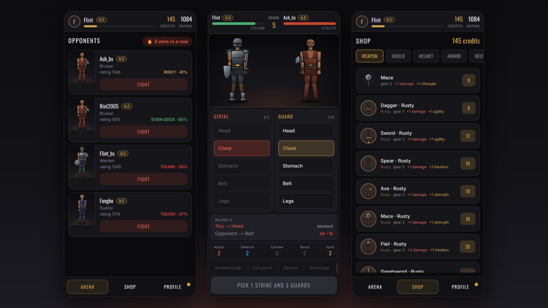 Blind Strike — screenshot 5