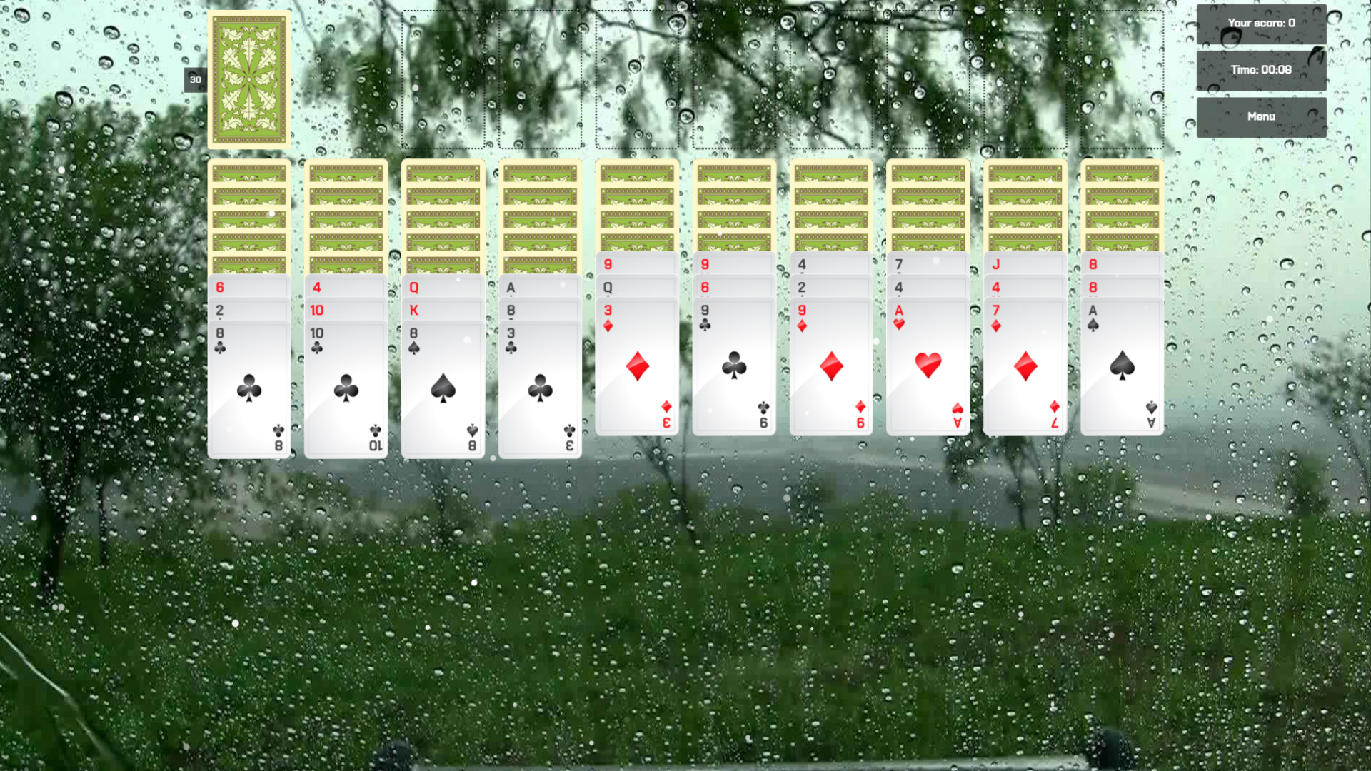 Spider Solitaire All Suits 1-2-4 screenshot
