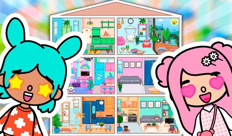 Toca Life: Interior Design game cover