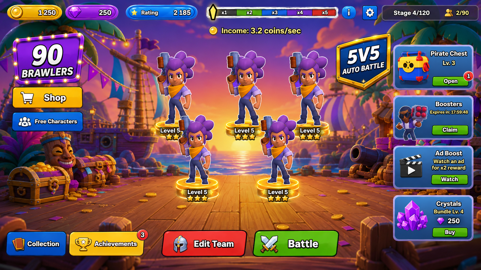 Merge Brawlers and Win screenshot 1
