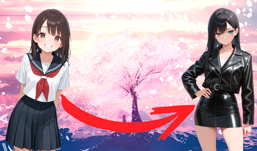 Beautiful anime girl clicker
