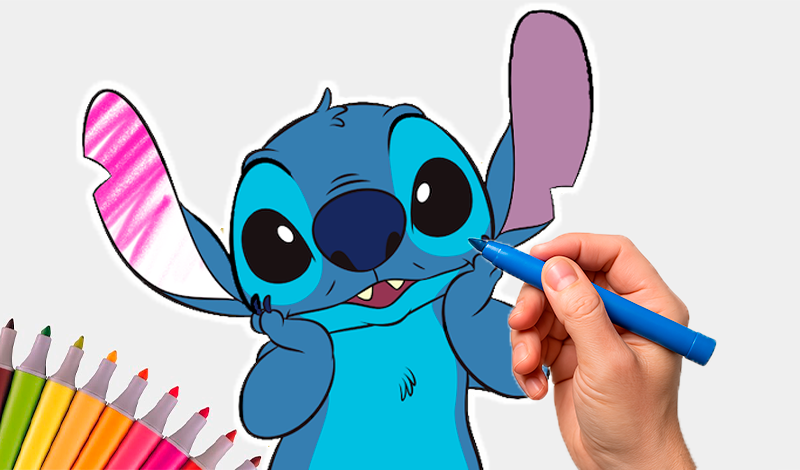 Lilo & Stitch: Coloring Book for Kids game cover