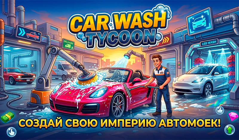 Car Wash Tycoon game cover