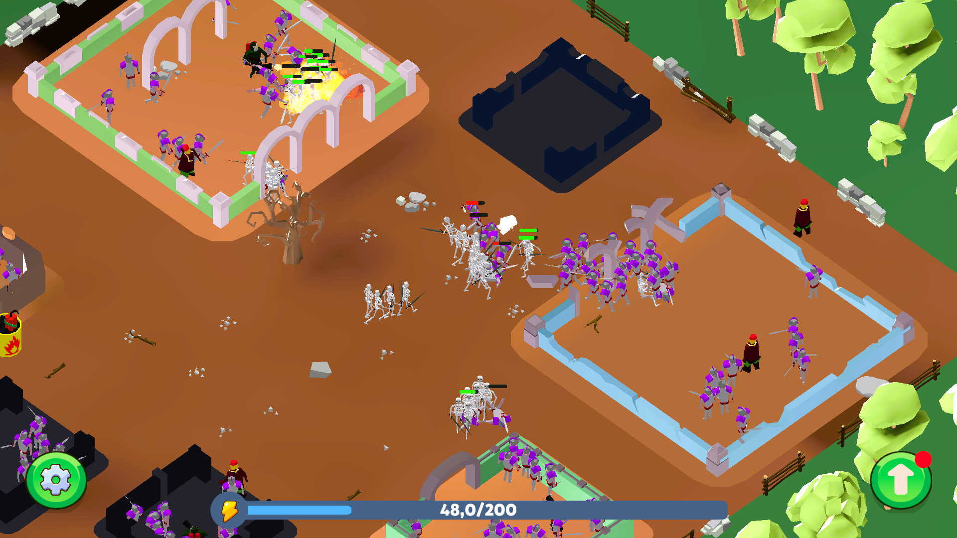 Idle Zombie Army: Skeleton War — screenshot 4
