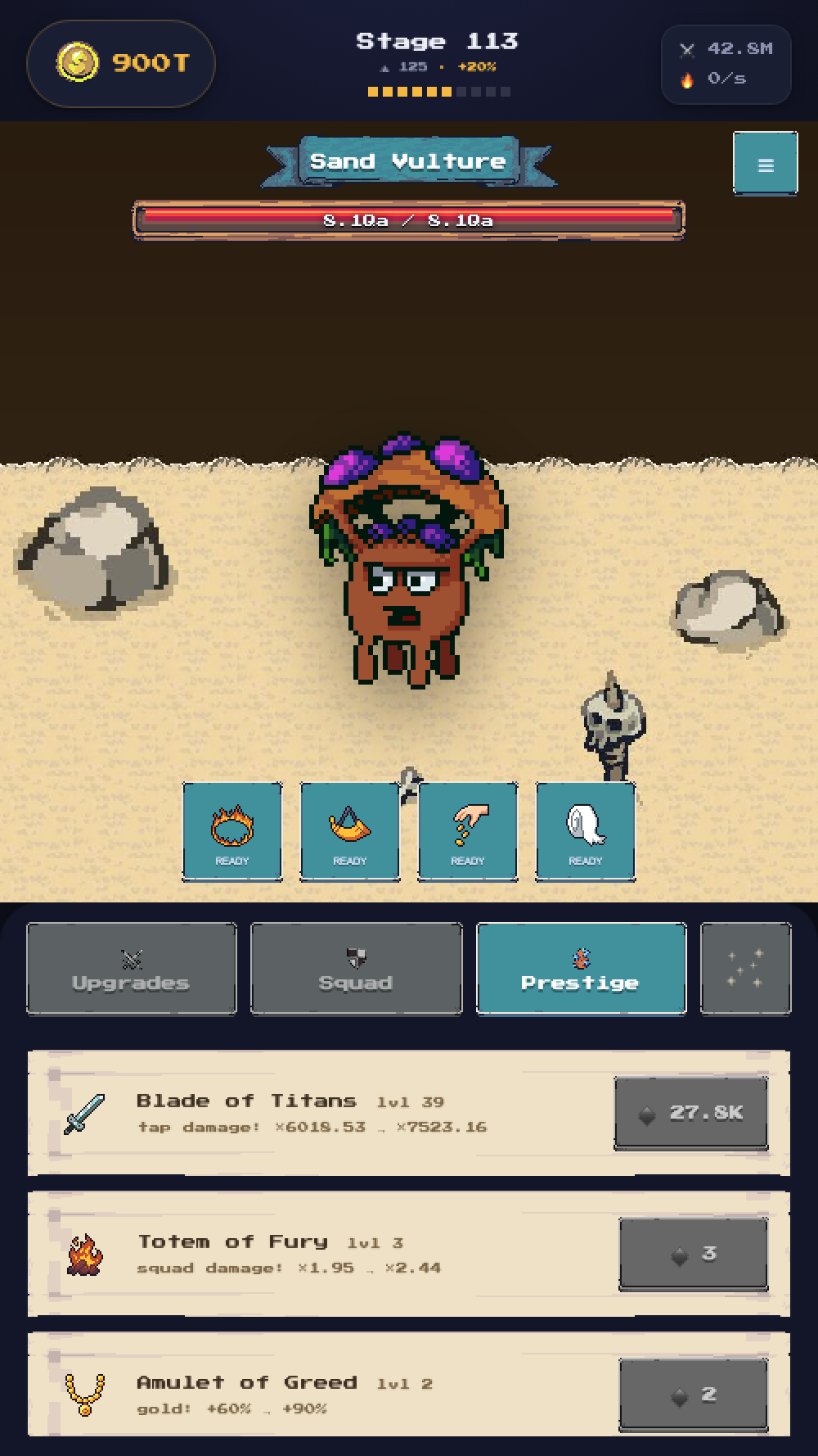 «Tap Legends» - fantasy clicker screenshot 6