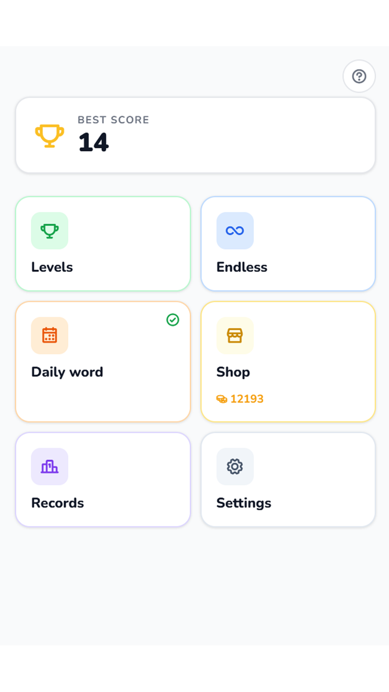 Wordlet: Guess the word screenshot 3
