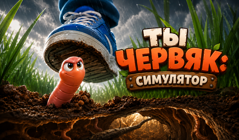 Ты червяк: Симулятор game cover