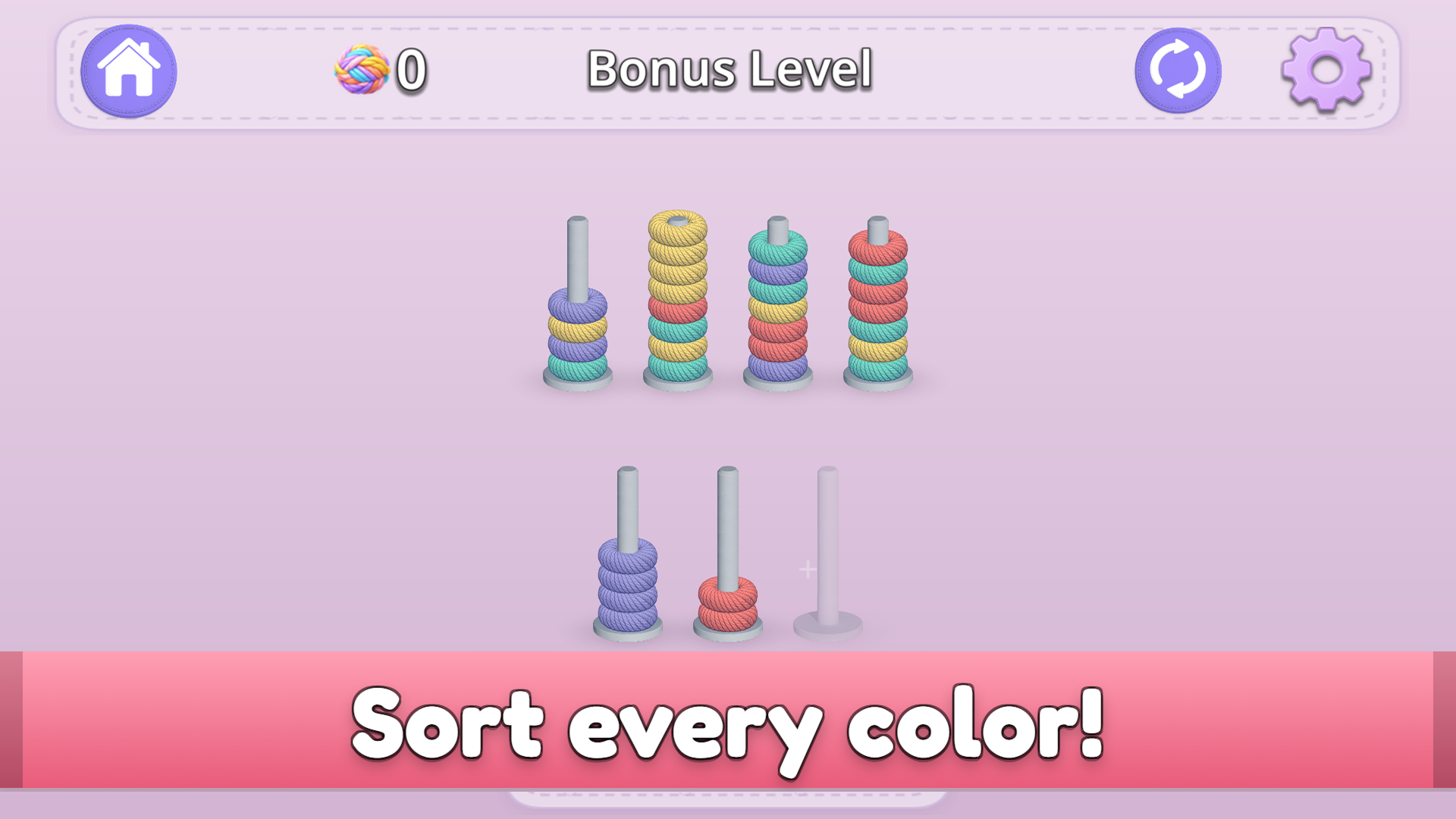 Thread Sort: Knit Pictures — screenshot 1