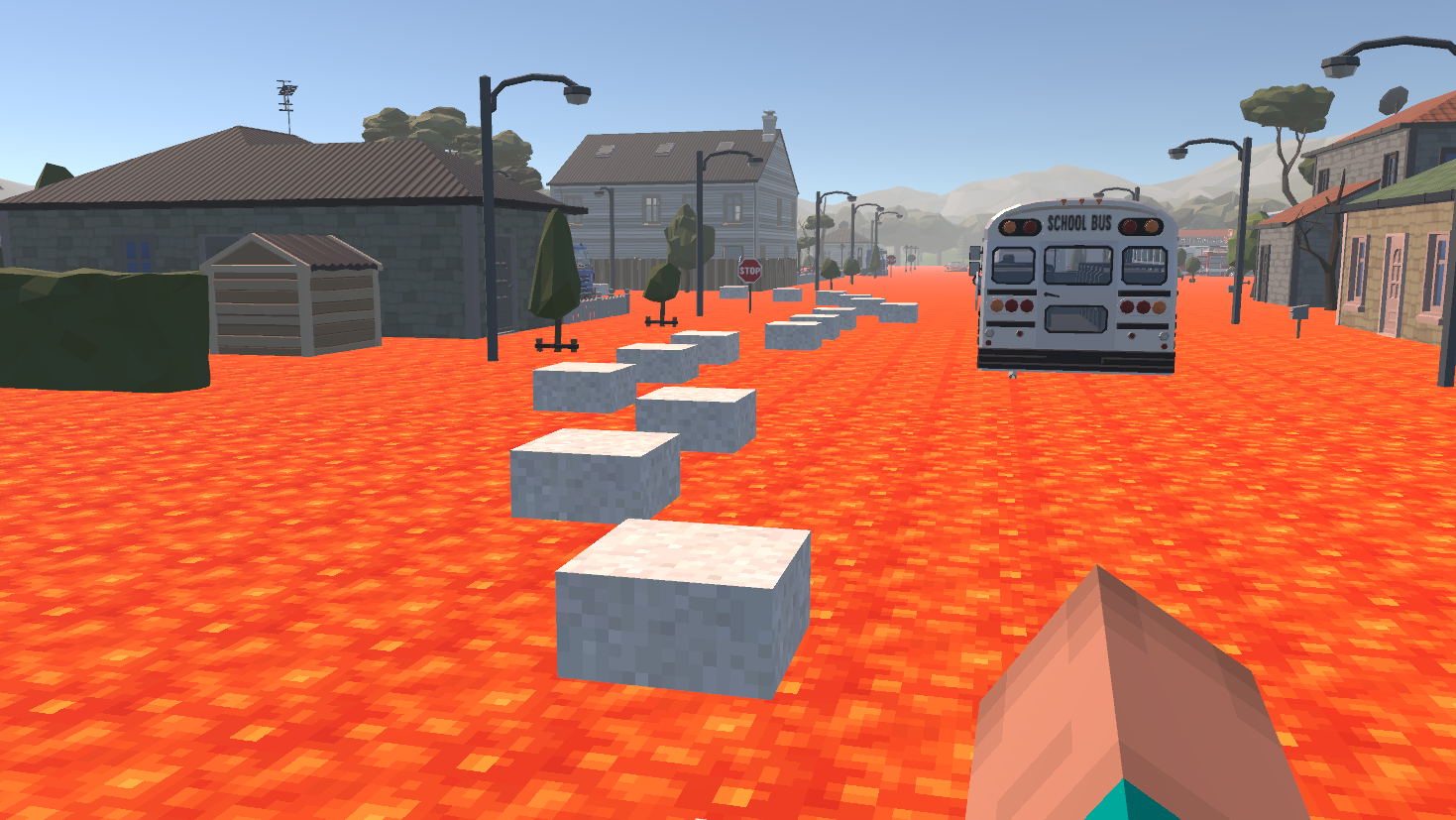NOOB Parkour: Escape from Town screenshot