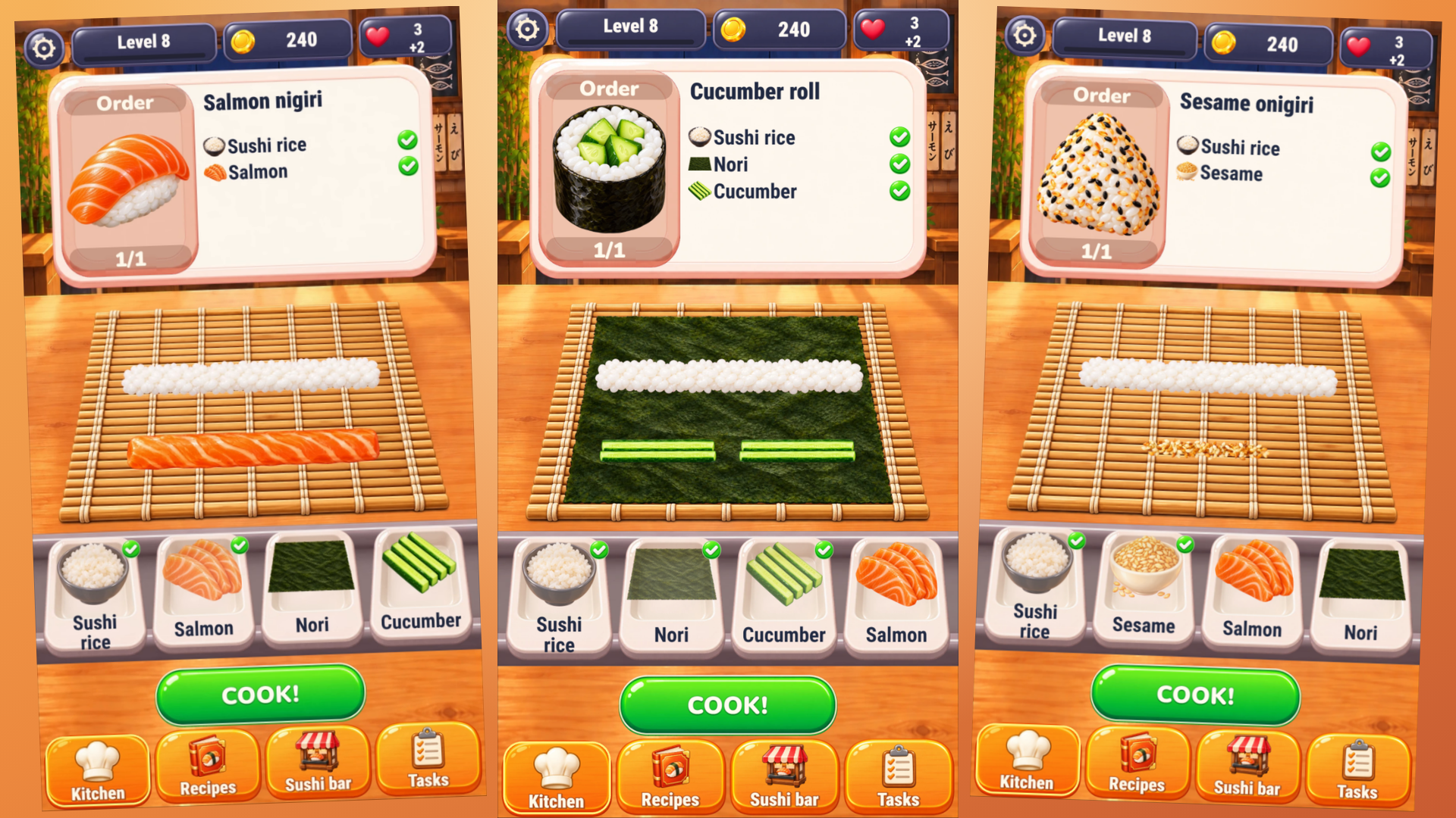 Sushi and Rolls — screenshot 1