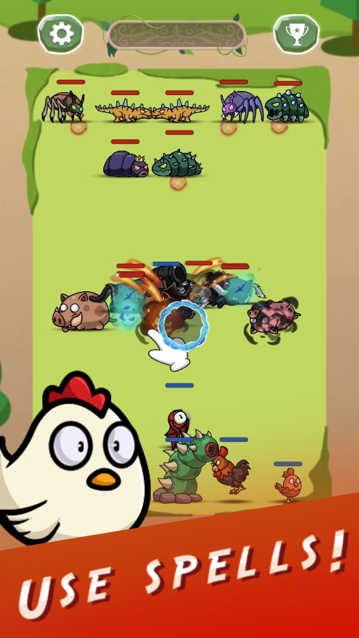 Merge Animals Forest Defense screenshot 8