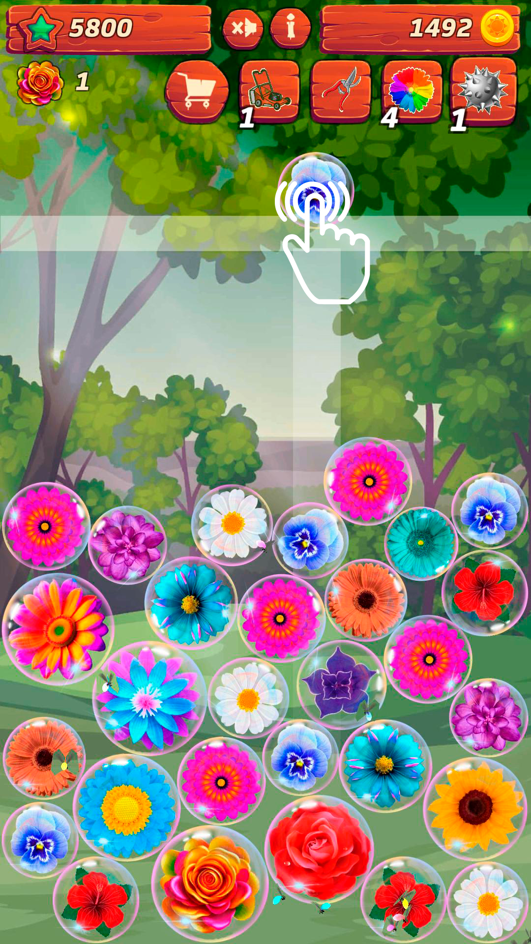 Connect the Flowers! Pop the Bubbles! 2048 screenshot 11