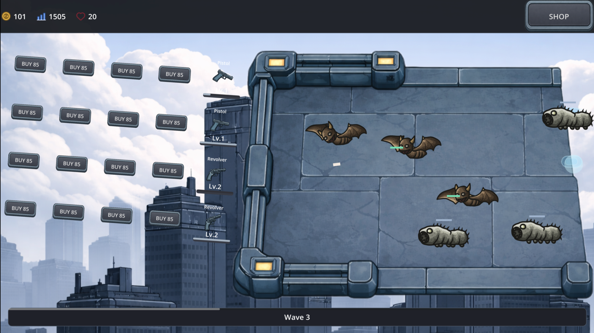 Merge Gun Idle: Monster Defense — screenshot 2
