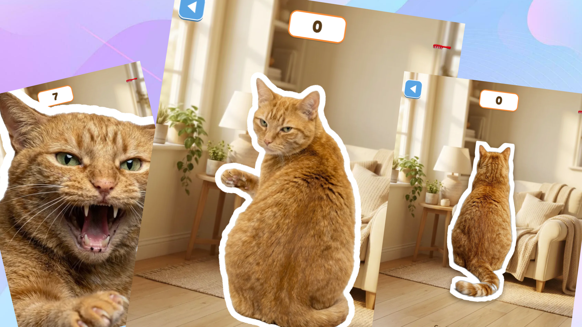 Расчеши кота: не зли кота — screenshot 1