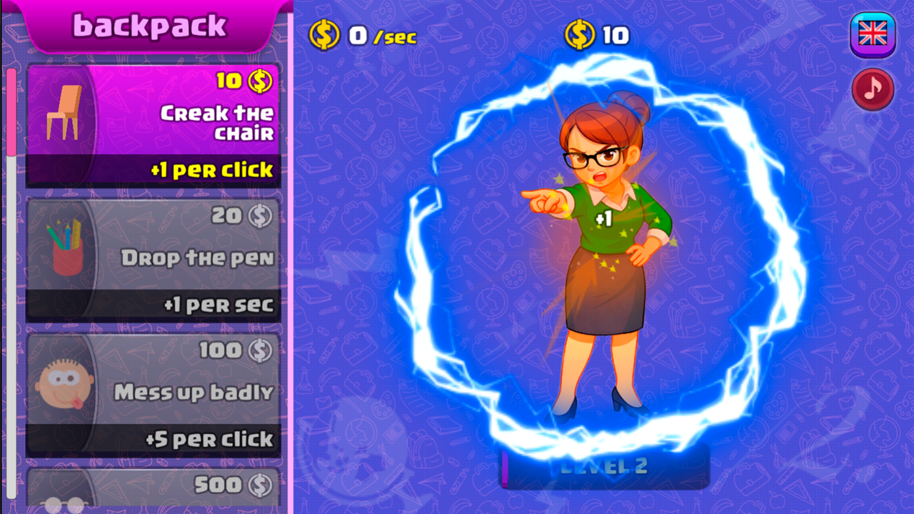 Piss Off the Teacher: Clicker — screenshot 3