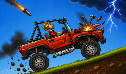 Hill Crash Racing