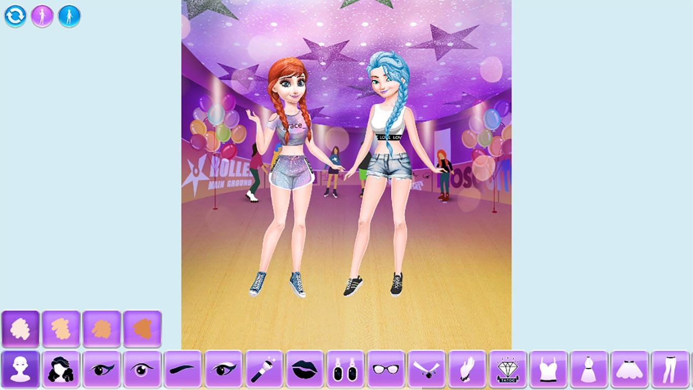 Frozen Dress Up Anna and Elsa screenshot