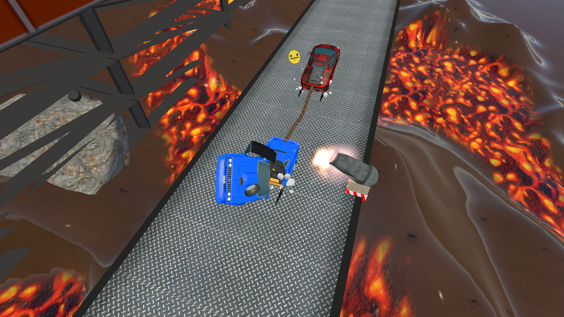Tug of War with cars! screenshot