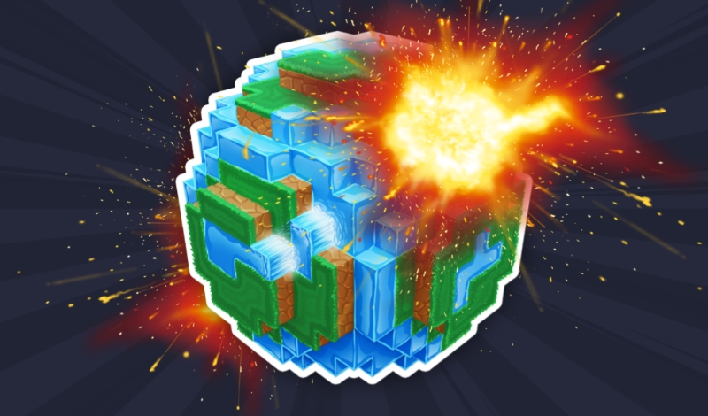Destroy the planet from the Cubes! game cover
