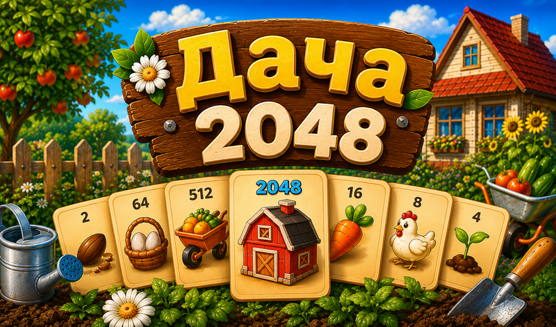 Дача 2048 game cover