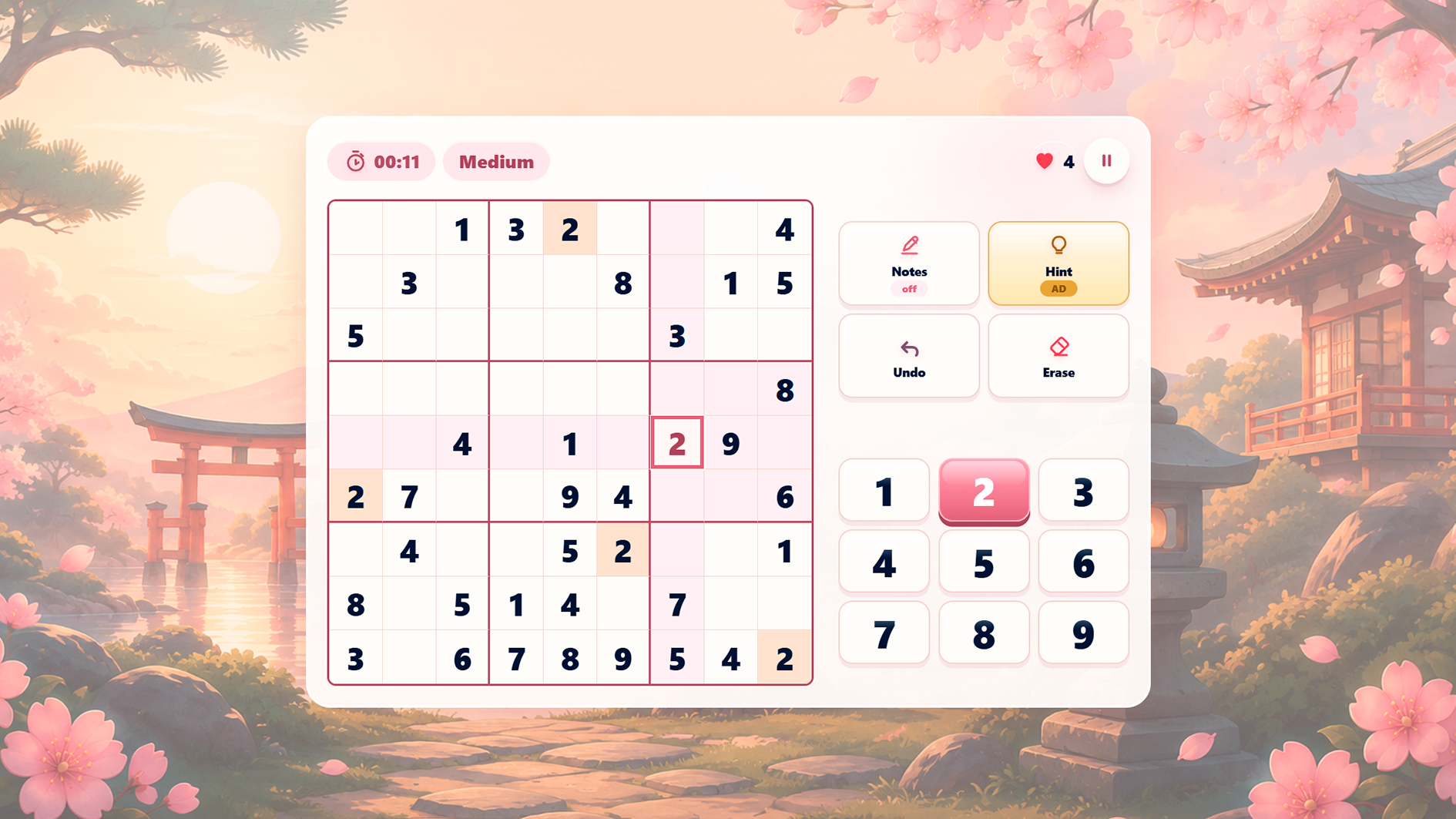 Sudoku Japanese Wisdom — screenshot 2