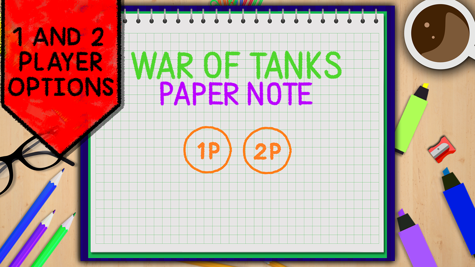 War Of Tanks: Paper Note screenshot