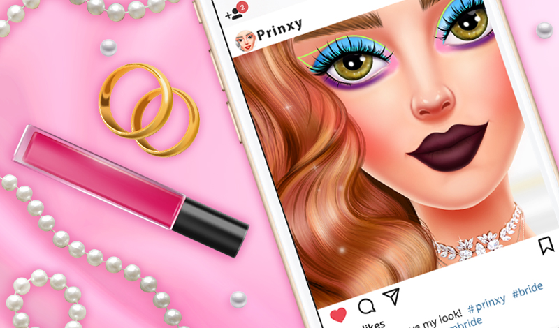 Insta Makeup: Bride game cover