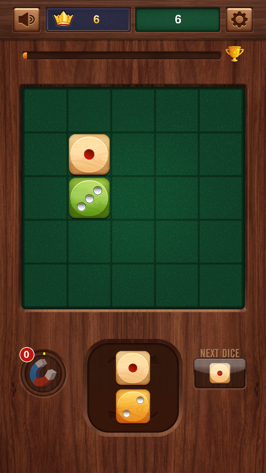 Wood Dice Merge screenshot 5