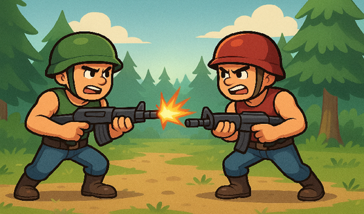 Clash.Duel: 2D shooter for two  loading=
