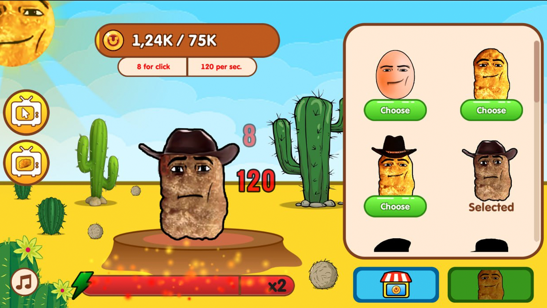 Evolution of Omega Nuggets: Clicker screenshot