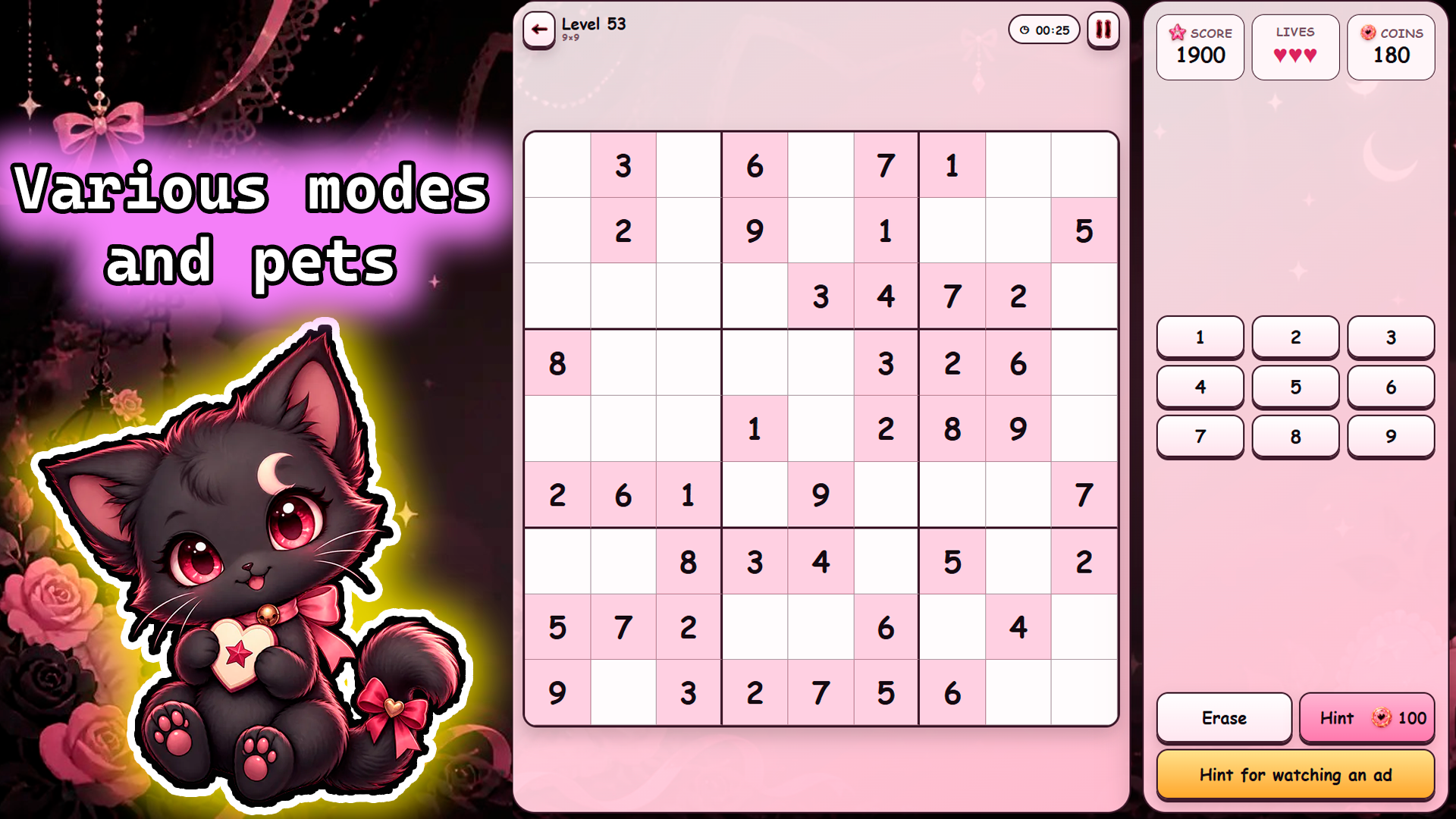 Sudoku for Girls — screenshot 1