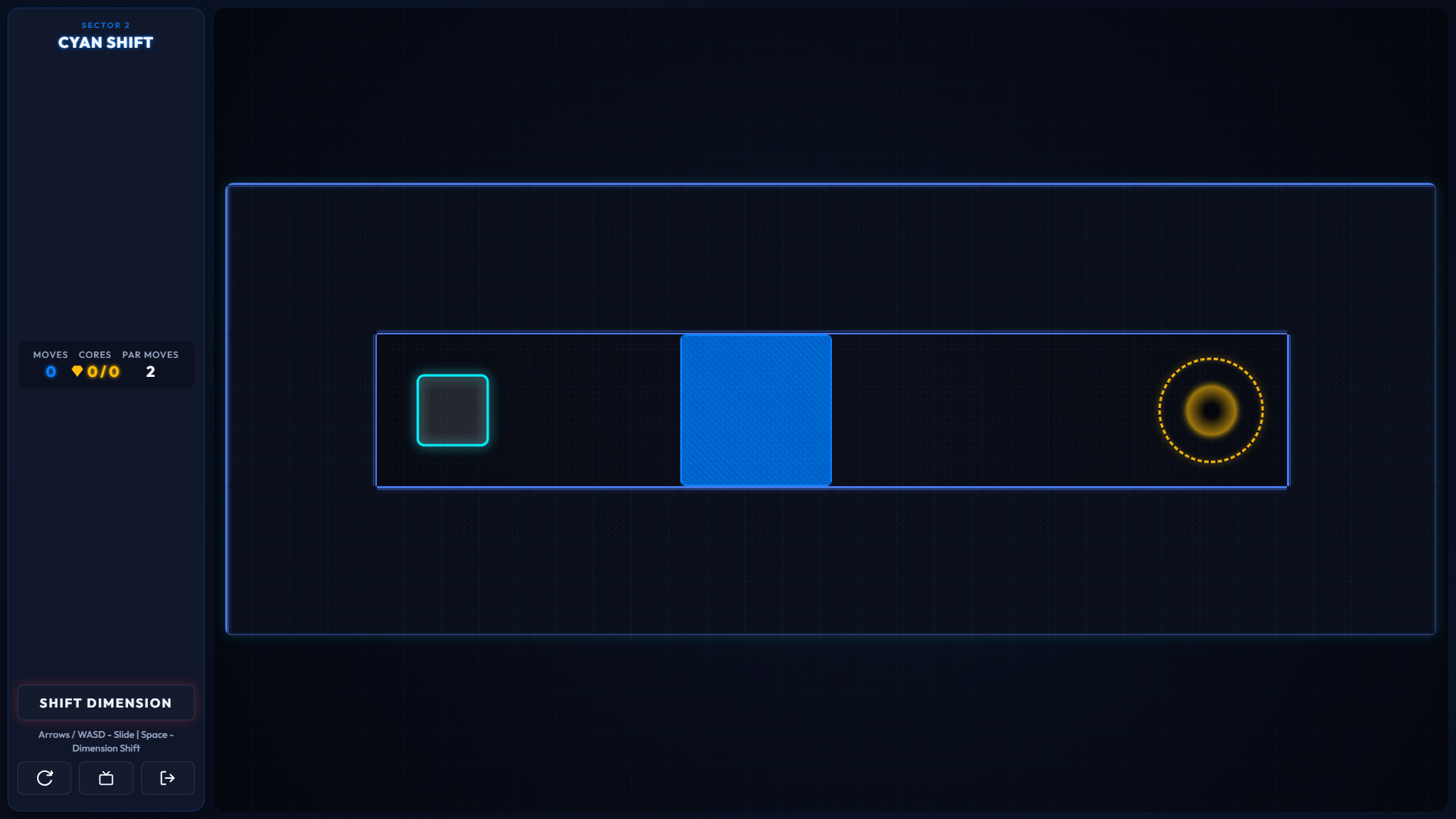 Dimension shift — screenshot 1