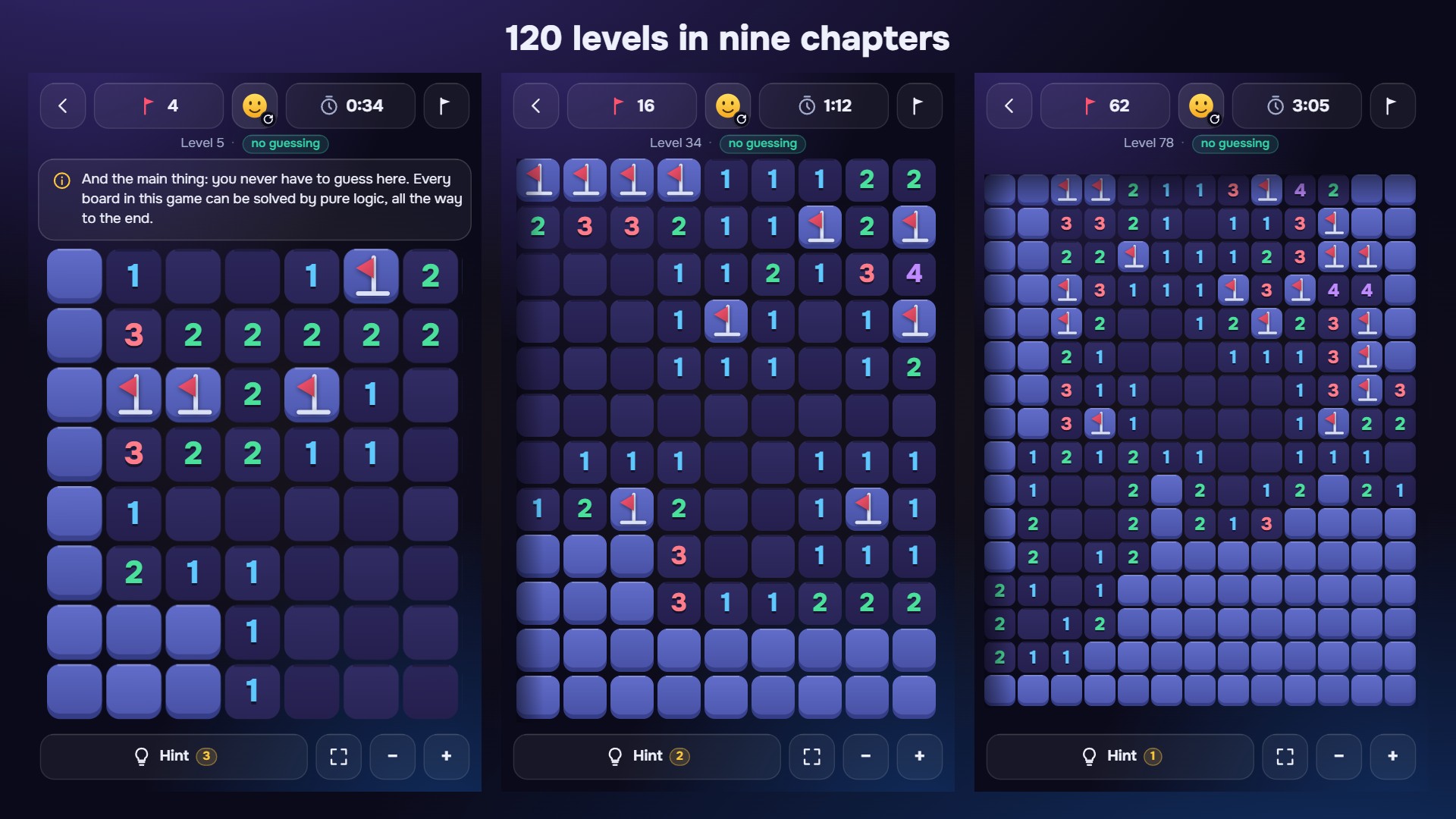 Minesweeper Without Guessing — screenshot 2