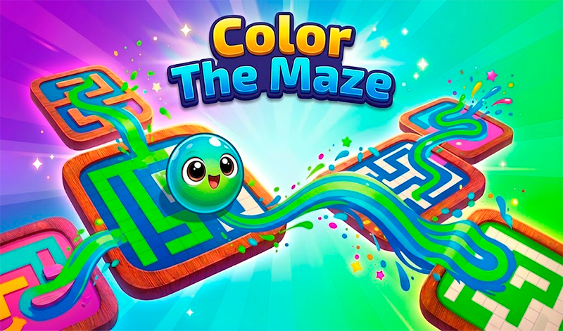 Color The Maze game cover